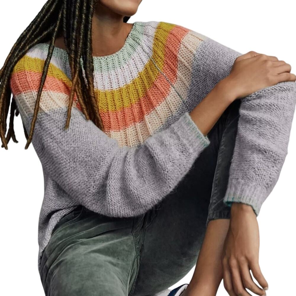 NWT Anthropologie Colleen Alpaca Wool Blend Sweater, S